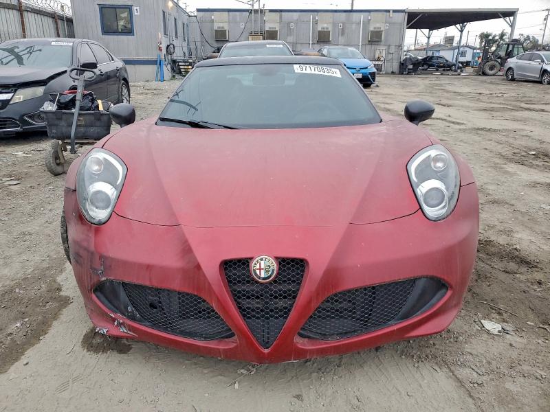 Photo 5 from auction – 2015 ALFA ROMEO 4C SPIDER with VIN ZARBAAB43FM169450
