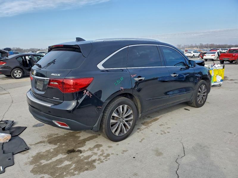 Photo 3 from auction – 2016 ACURA MDX TECHNO with VIN 5FRYD4H41GB009239