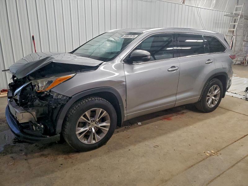 TOYOTA HIGHLANDER 2014 مع رقم تعريف المركبة 5TDJKRFH4ES039548 - صورة من المزاد