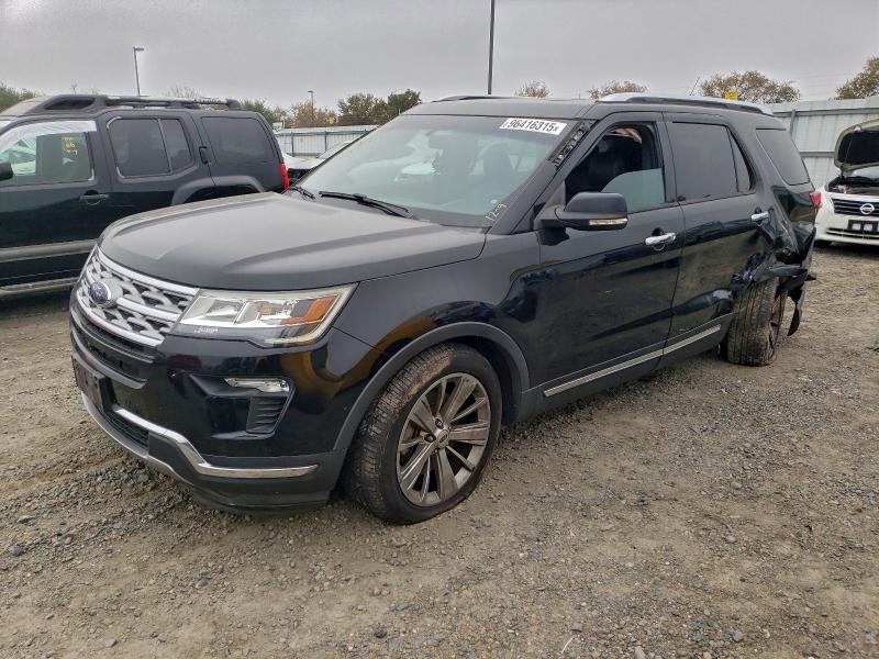 FORD EXPLORER L 2018 with VIN 1FM5K7F8XJGB33181 - Photo from auction