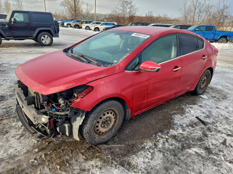 KIA FORTE EX 2017 with VIN 3KPFL4A81HE145452 - Photo from auction