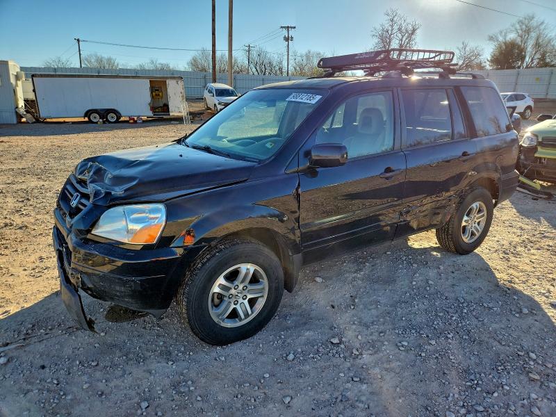HONDA PILOT EXL 2004 with VIN 5FNYF18664B003704 - Photo from auction