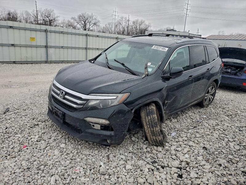 HONDA PILOT EXL 2017 with VIN 5FNYF6H53HB076734 - Photo from auction