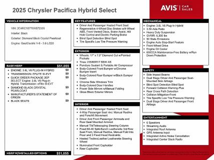 Photo 13 from auction – 2025 CHRYSLER PACIFICA H with VIN 2C4RC1S77SR572335