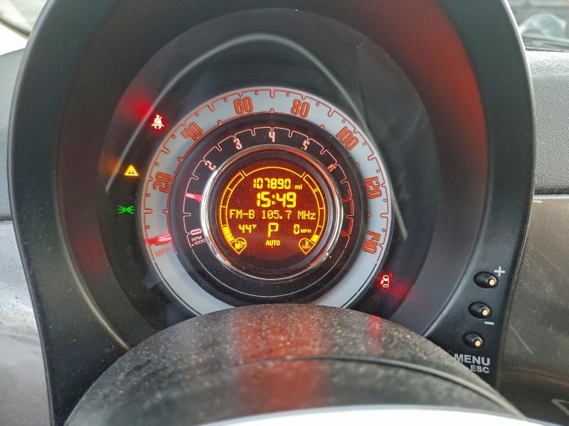 Photo 9 from auction – 2012 FIAT 500 LOUNGE with VIN 3C3CFFER1CT128667