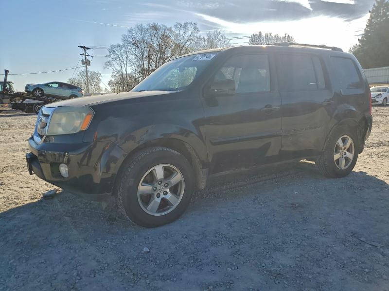 HONDA PILOT EXL 2011 with VIN 5FNYF4H51BB053724 - Photo from auction