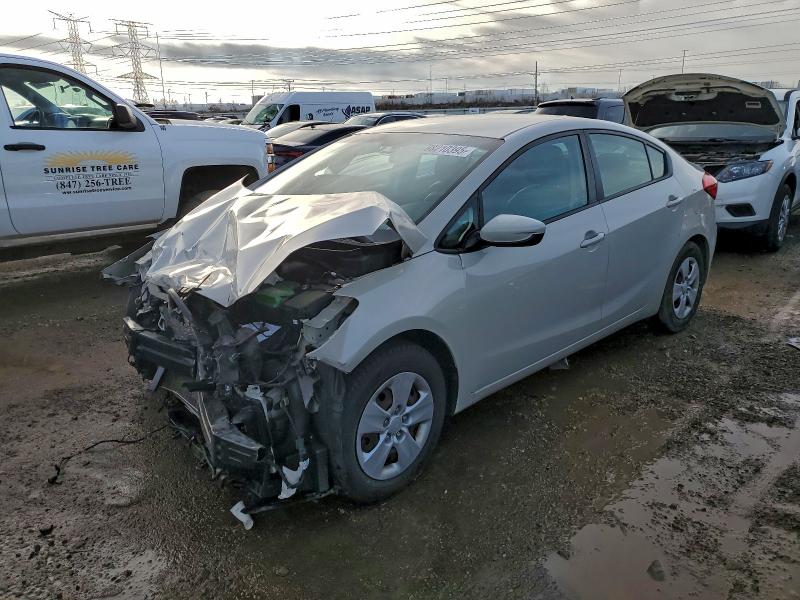 KIA FORTE LX 2014 with VIN KNAFK4A68E5076829 - Photo from auction