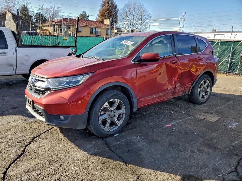 HONDA CR-V EX 2018 with VIN 2HKRW2H52JH603344 - Photo from auction