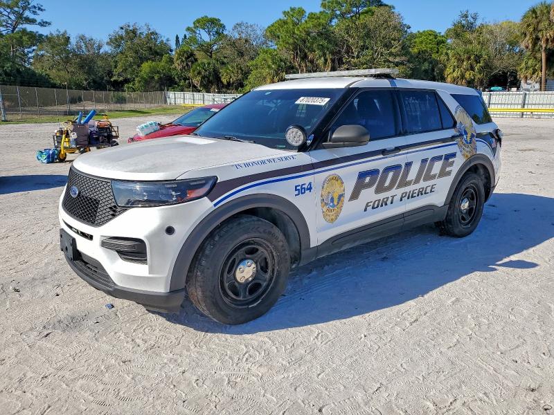 FORD EXPLORER P 2022 with VIN 1FM5K8AB7NGA40889 - Photo from auction