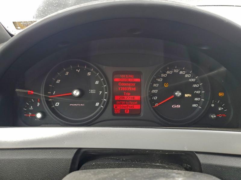 Photo 9 from auction – 2009 PONTIAC G8 with VIN 6G2ER57739L217203