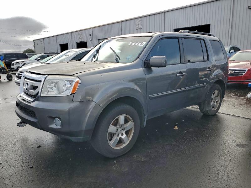 HONDA PILOT EXL 2011 with VIN 5FNYF3H59BB021629 - Photo from auction