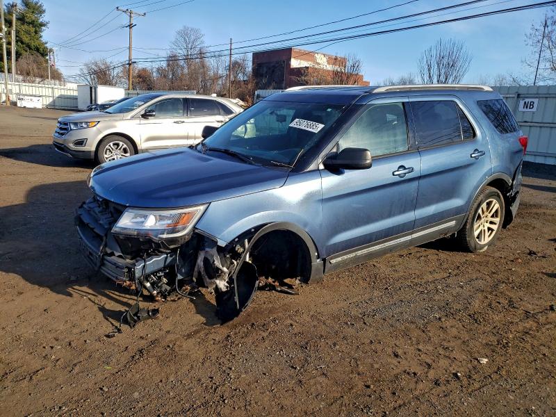 FORD EXPLORER X 2018 with VIN 1FM5K8D87JGB24625 - Photo from auction