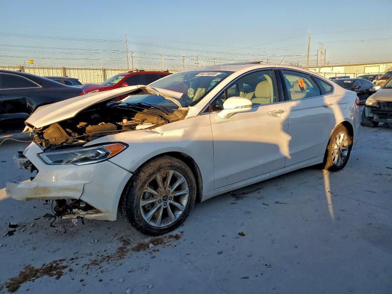 FORD FUSION SE 2017 with VIN 3FA6P0HD3HR104724 - Photo from auction