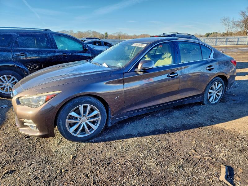 INFINITI Q50 BASE 2015 with VIN JN1BV7AR8FM417113 - Photo from auction