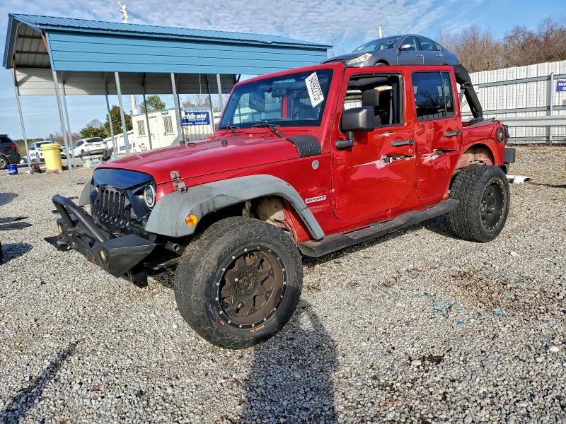 JEEP WRANGLER U 2012 with VIN 1C4HJWDG1CL114585 - Photo from auction