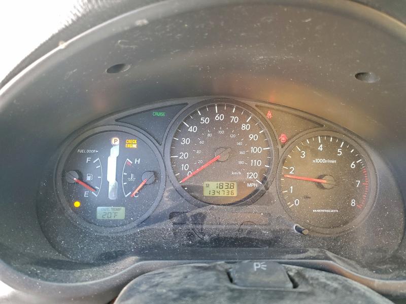 Zdjęcie 9 z aukcji – 2006 SUBARU IMPREZA 2. z VIN JF1GG67626H809779
