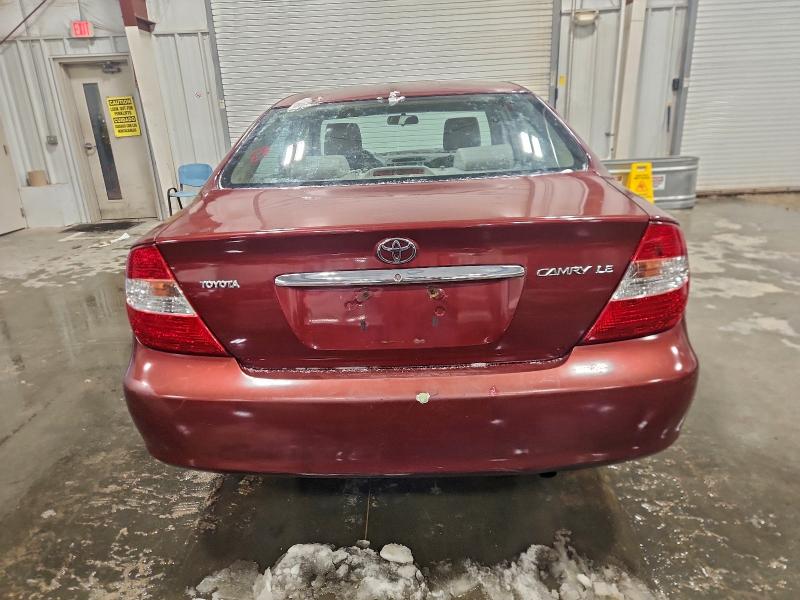 Photo 6 from auction – 2002 TOYOTA CAMRY LE with VIN 4T1BE32K62U094600