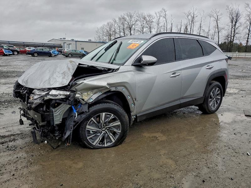 HYUNDAI TUCSON BLU 2024 with VIN KM8JBCD14RU142632 - Photo from auction