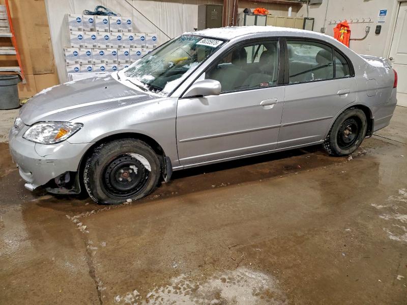 HONDA CIVIC 2005 with VIN 2HGES16845H029850 - Photo from auction