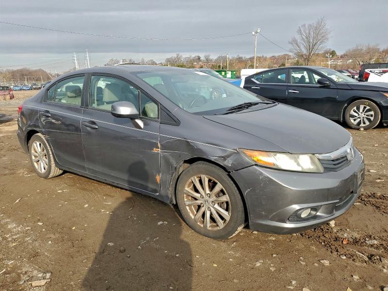 Photo 4 from auction – 2012 HONDA CIVIC EXL with VIN 19XFB2F98CE361087