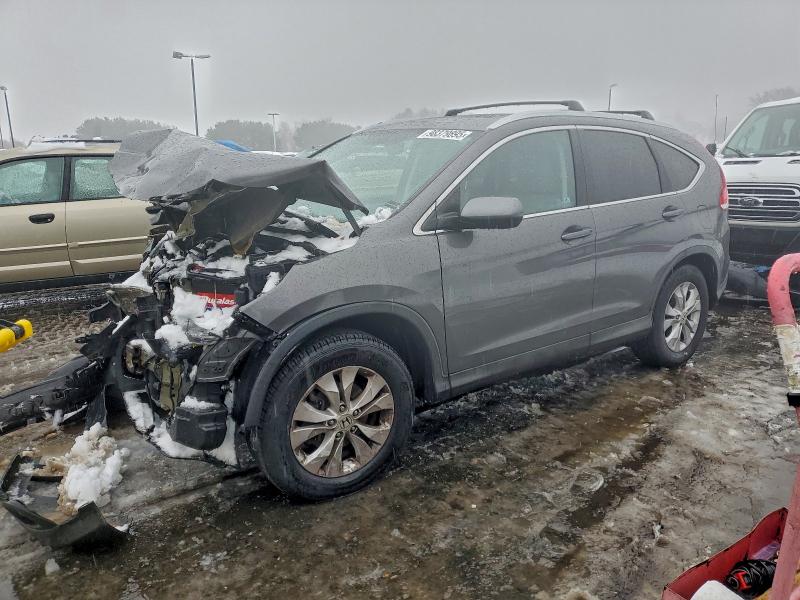 HONDA CR-V EXL 2014 with VIN 2HKRM4H75EH656399 - Photo from auction