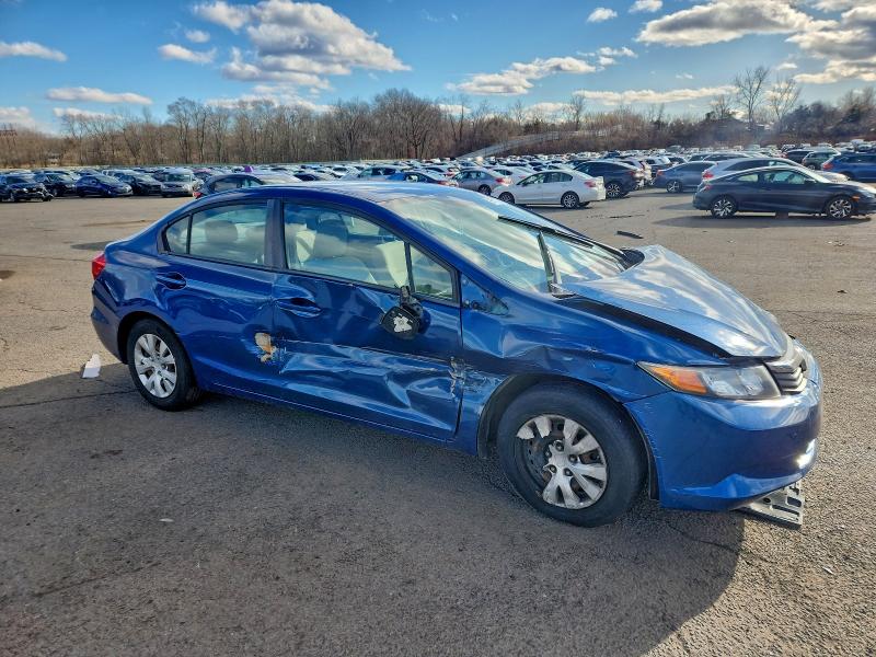 Photo 4 from auction – 2012 HONDA CIVIC LX with VIN 19XFB2F55CE338721
