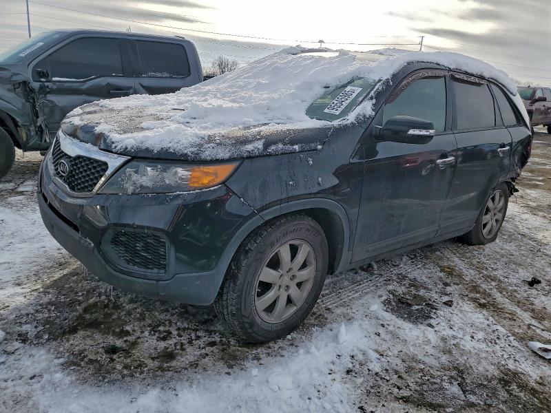 KIA SORENTO BA 2011 with VIN 5XYKT3A19BG153188 - Photo from auction
