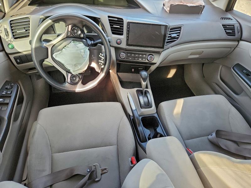 Photo 8 from auction – 2012 HONDA CIVIC LX with VIN 2HGFB2F55CH597327