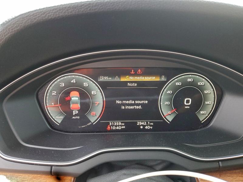 Photo 9 from auction – 2021 AUDI Q5 PREMIUM with VIN WA1BAAFY1M2140877