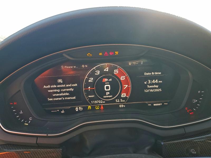 Photo 9 from auction – 2018 AUDI S4 PREMIUM with VIN WAUB4AF40JA001672