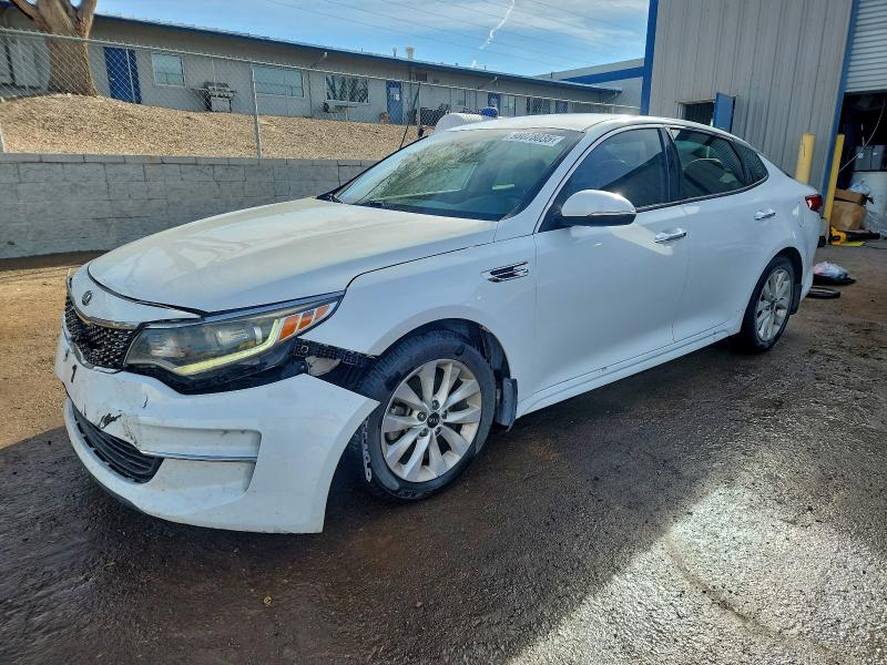 KIA OPTIMA EX 2018 with VIN 5XXGU4L34JG243780 - Photo from auction