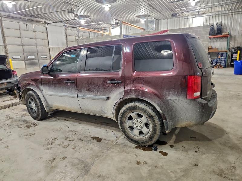 Photo 2 from auction – 2011 HONDA PILOT LX with VIN 5FNYF4H23BB097925