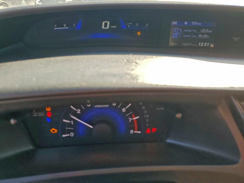 Photo 9 from auction – 2013 HONDA CIVIC LX with VIN 2HGFB2F50DH568349