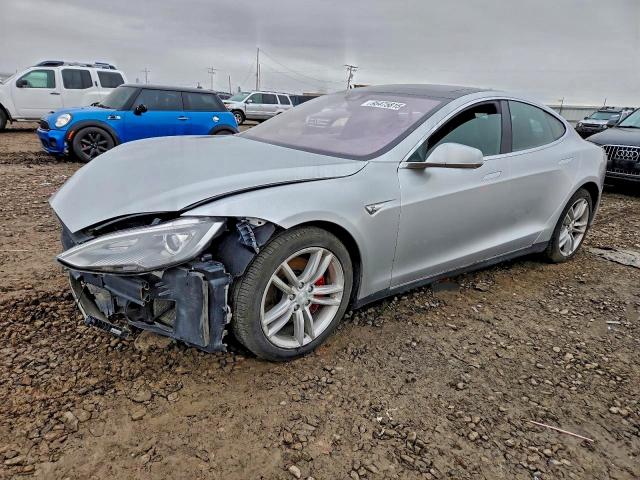 TESLA MODEL S 2014 with VIN 5YJSA1H25EFP69121 - Photo from auction