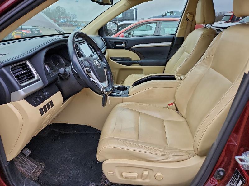 Photo 7 from auction – 2015 TOYOTA HIGHLANDER with VIN 5TDJKRFH9FS076127
