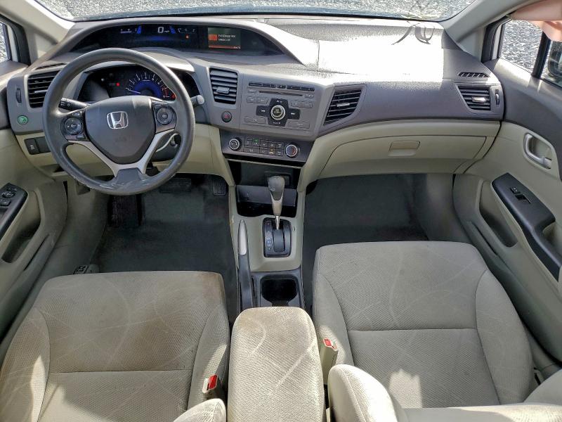 Photo 8 from auction – 2012 HONDA CIVIC LX with VIN 19XFB2F53CE091473
