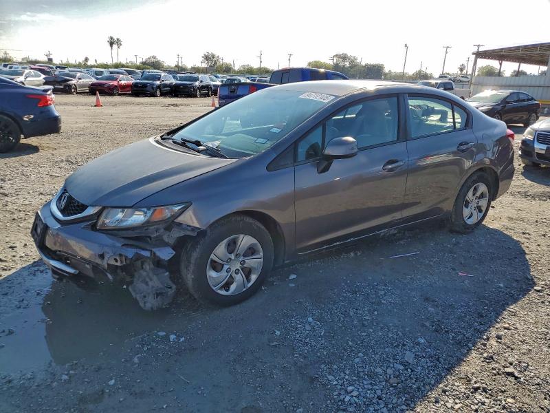 HONDA CIVIC LX 2013 with VIN 2HGFB2F56DH552611 - Photo from auction