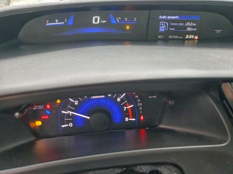Zdjęcie 9 z aukcji – 2013 HONDA CIVIC z VIN 2HGFB2F52DH580177