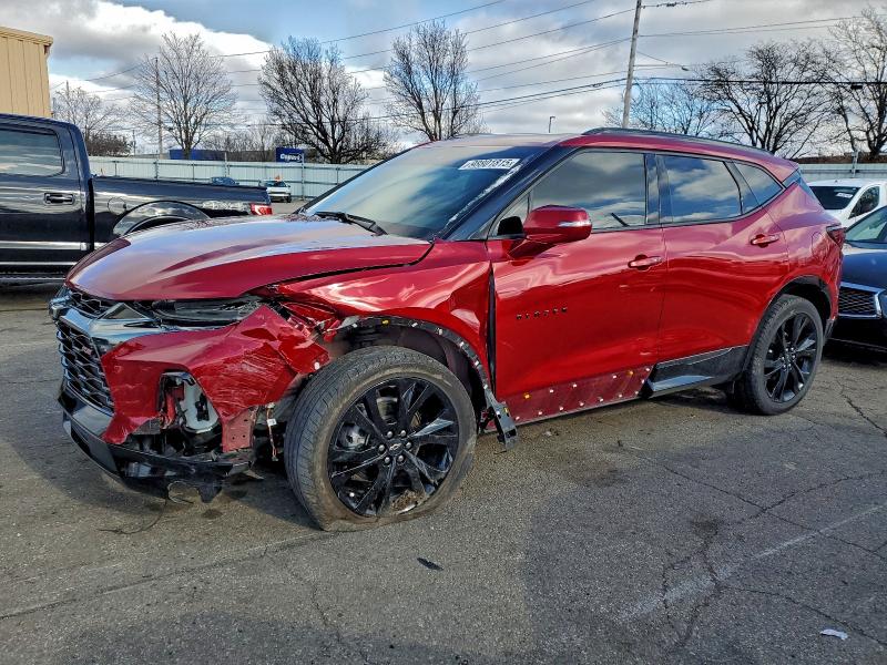 Photo 1 from auction – 2021 CHEVROLET BLAZER RS with VIN 3GNKBERS3MS562159