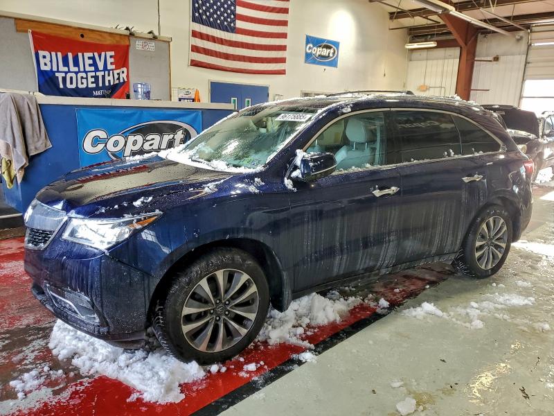 ACURA MDX TECHNO 2016 with VIN 5FRYD4H48GB049897 - Photo from auction