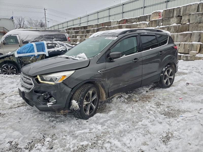 FORD ESCAPE SEL 2018 with VIN 1FMCU0HDXJUC01743 - Photo from auction