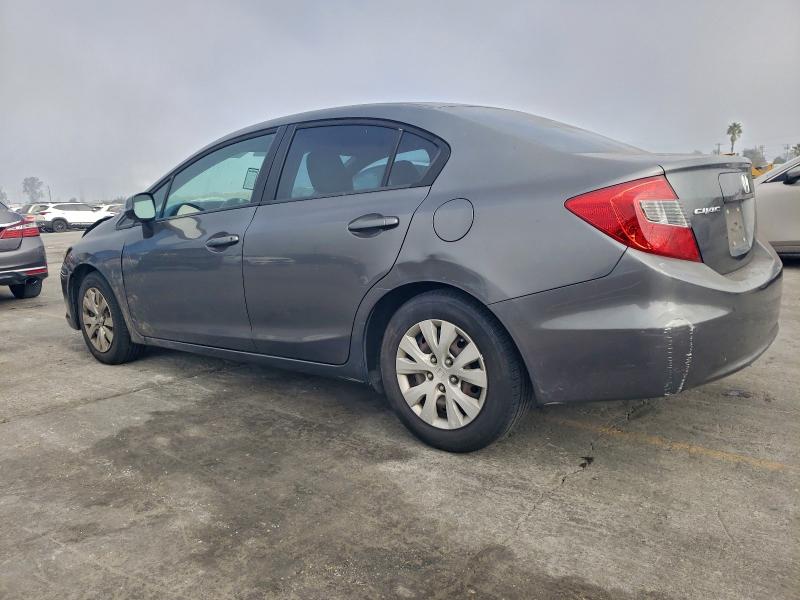 Photo 2 from auction – 2012 HONDA CIVIC LX with VIN 19XFB2F5XCE352646