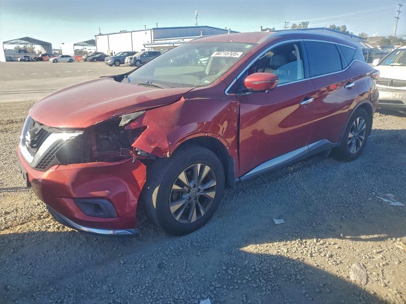 NISSAN MURANO S 2016 with VIN 5N1AZ2MH4GN170795 - Photo from auction