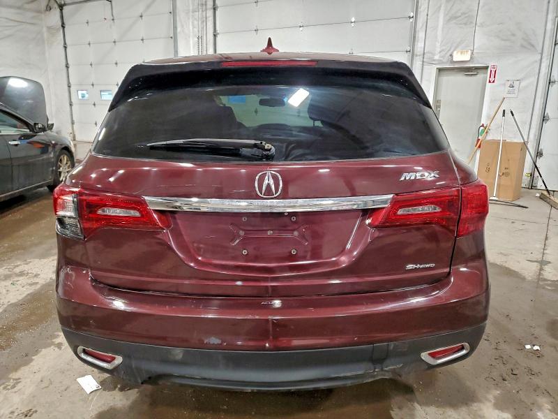 Photo 6 from auction – 2015 ACURA MDX TECHNO with VIN 5FRYD4H47FB010152
