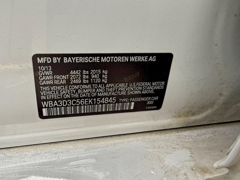 Photo 10 from auction – 2014 BMW 328 D with VIN WBA3D3C56EK154845