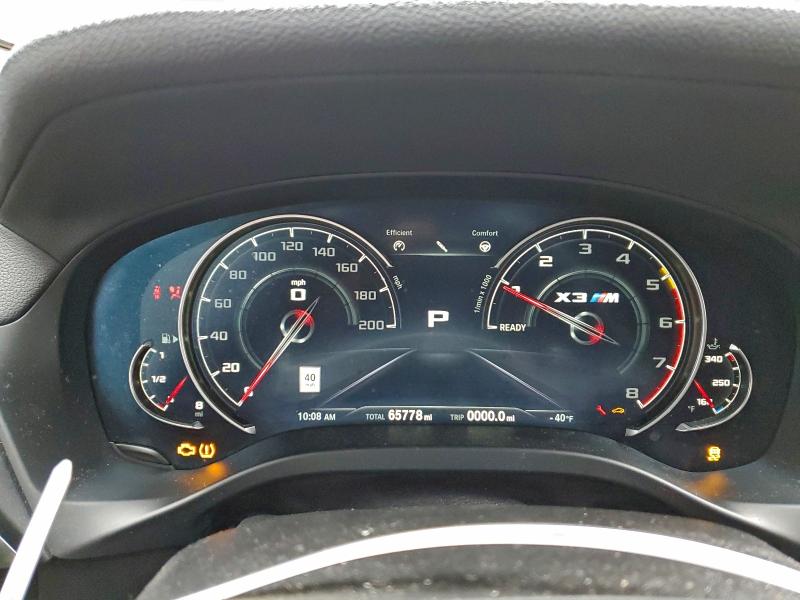 Photo 9 from auction – 2020 BMW X3 M COMPE with VIN 5YMTS0C00L9B63552