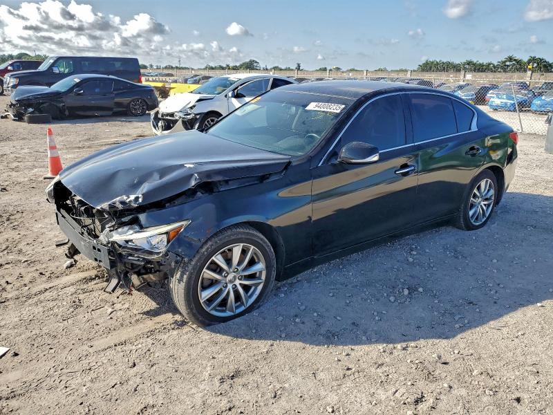 INFINITI Q50 BASE 2015 with VIN JN1BV7ARXFM419994 - Photo from auction