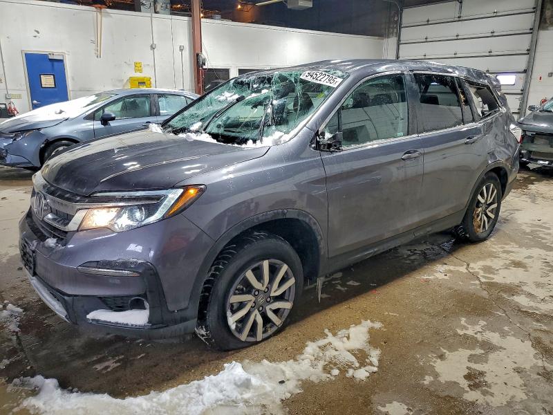 HONDA PILOT EX 2021 with VIN 5FNYF6H3XMB023201 - Photo from auction