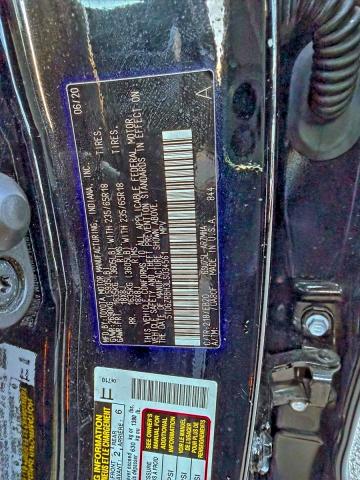 Photo 10 from auction – 2020 TOYOTA HIGHLANDER with VIN 5TDGZRBH3LS034561