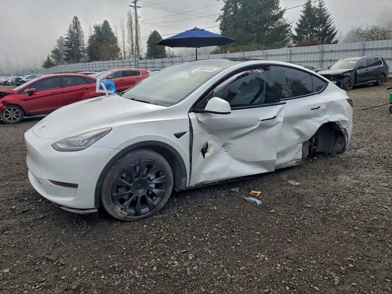 TESLA MODEL Y 2021 with VIN 5YJYGDEE1MF078580 - Photo from auction